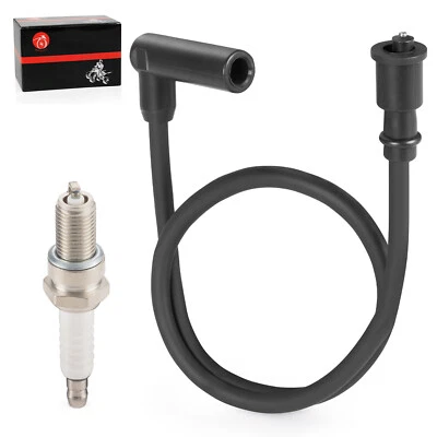 Spark Plug + Wire Cap for Axis 500 Bennche Cowboy 250 400 500 Bighorn 400 500 - Image 1 of 4