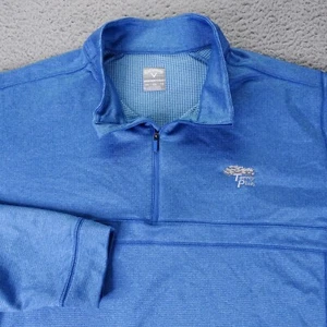 Callaway Golf Weather Series Pullover 1/4 Zip Mens 2XL Blue Swing Tech Torrey - Picture 1 of 9