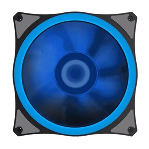 120mm case cooler Rainforce Led fan PC Computer CPU Cooling 12cm 3Pin 12V blue - Picture 1 of 8