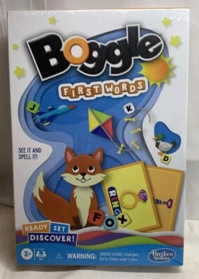 NEW! Hasbro Boggle First Words Game See It Spell It 3+ - Image 1 of 4