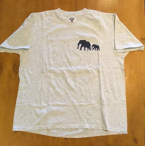 T-shirt vintage Dave Matthews Band doppio lato DMB Elephant XL anni 90 - Foto 1 di 3