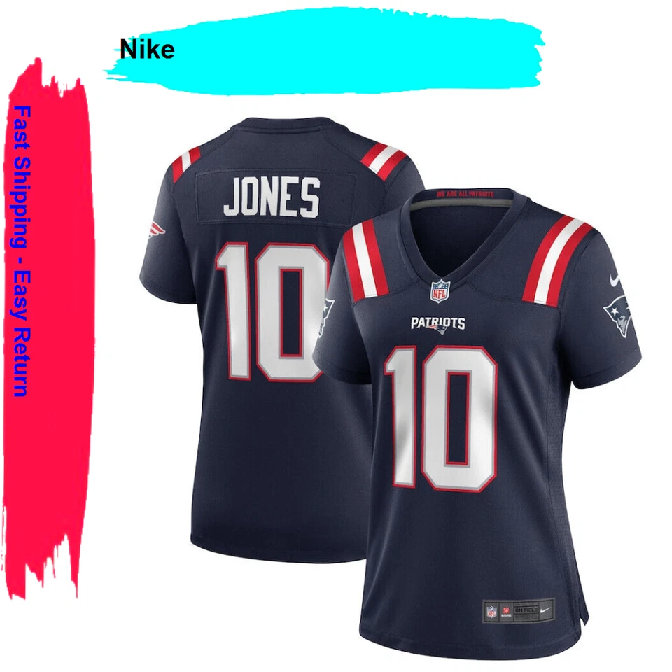 Women s Nike Mac Jones Navy New England Patriots Player Jersey