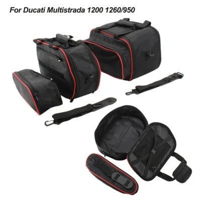 For Ducati Multistrada 1200 1260/950 Motorcycle Side Saddlebags Waterproof Bag - Imagem 1 de 4