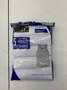 Urban Edge Toddler Boys 5 Pack Ribbed Tanks Size 4T New - Picture 1 of 3