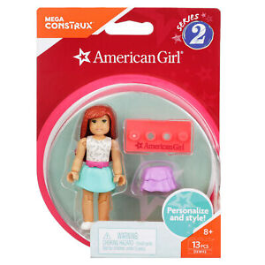 American Girl Collectible Mini Figure Mega Construx Kitty Cute Outfit NEW
