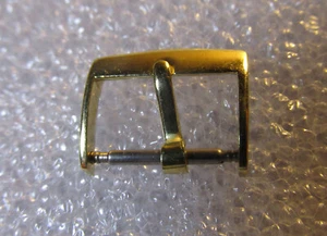 PATEK PHILIPPE -RARE VINTAGE BUCKLE 14m INSIDE-750 SOLID YELLOW GOLD 18 Kt-SWISS - Picture 1 of 4
