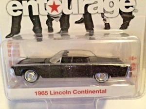 Greenlight 1/64 Entourage 1965 LINCOLN CONTINENTAL convertible BLACK Hollywood - Picture 1 of 6