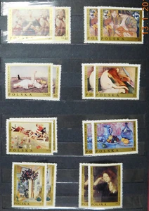 polnische Briefmarken 1967 (Polnische Gemälde ) - Bild 1 von 8