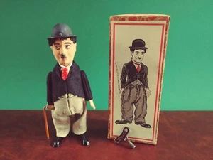 Seltener 1930er Schuco Charlie Chaplin Blechspielzeug mit OVP - Bild 1 von 13