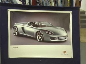 Vintage Original Porsche Carrera Poster 40" X 30" 1989 Porsche Convertible - Picture 1 of 6