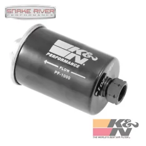 K&N Filters PF-1000 In-Line Gas Filter Fuel Filter - Picture 1 of 12