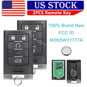 2 For 2008 2009 2010 2011 2012 2013 2014 Cadillac CTS Smart Remote Car Key Fob - Picture 1 of 10