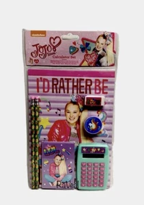 Jojo Siwa 7-teiliges Set|Notizblock|Radiergummi|Spitzer|Memo|Bleistifte Schulbedarf Rarität - Bild 1 von 1