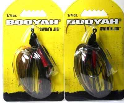2X  Booyah Swim'n Jig 1/4oz BYA SWIM'N JIG-PRAIRE FIRE BYSJ1466 - Image 1 of 3