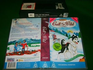 CALL OF THE WILD - Rare Oz Good Times Classic Animated Adventure Story! Vhs Tape - Picture 1 of 1