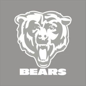 Chicago Bears #7 NFL Team Logo 1 Farbe Vinyl Aufkleber Sticker Fenster Auto Wand - Bild 1 von 7