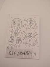 Buff Monster The Melty Misfits Series 2 Sketch Card RARE ORIGINAL BUFF MONSTER 