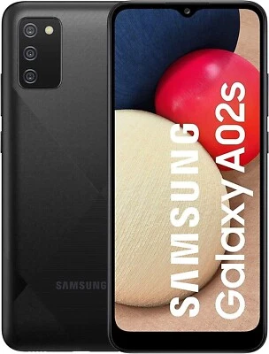Samsung Galaxy A02s SM-A025G 32GB Schwarz Black Ohne Simlock Dual SIM NEU + OVP - Immagine 1 di 4