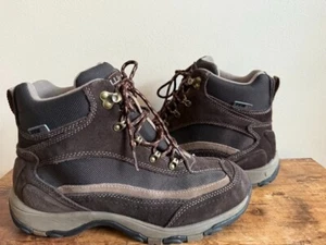 LL Bean Brown Suede Hiking Boot Men's Size 9.5 Wide Trek 2.5 Prima Loft 258265 - Picture 1 of 7