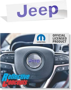 JEEP Steering Wheel Lettering Overlay Decal for 2011-2021 Jeep Grand Cherokee - Picture 1 of 74