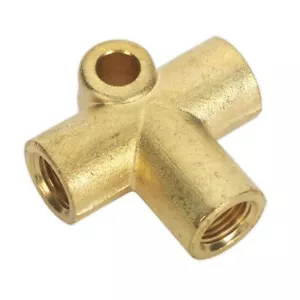 Sealey Brake Tube Connector M10 x 1mm 3-Way BC101003WAY - Picture 1 of 3