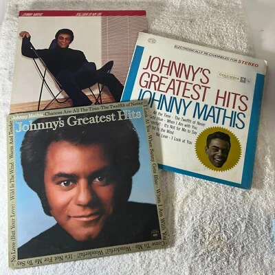 Lot of 5 Vintage Johnny Mathis Greatest Hits and More LP Record Album Collection - Image 1 of 4