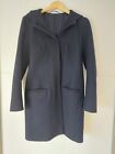 Cos Coat Women Wool Cashmere Hood Size S In Very Good Condition