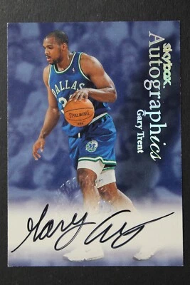 Gary Trent Dallas Mavs Signed 1999 Skybox Autographics Basketball Certified Card - Image 1 of 3