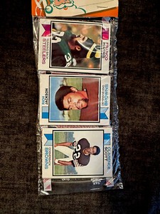 1973 TOPPS XMAS FOOTBALL RACK PACK FRANCO HARRIS RC HOF CLARENCE SCOTT JACKSON
