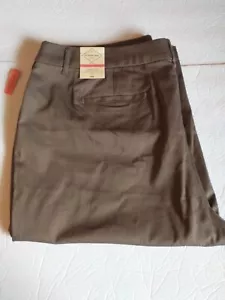 St John's Bay Damen Plus 24W Secretly Slender Crop Capri Hose Cafe Braun - Bild 1 von 6