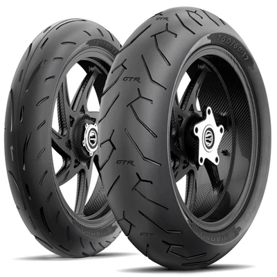 160/60-17 + 120/70-17 DIABLOS Motorcycle Tire SET - NEW (2 TIRES)  DOT 2025 - Image 1 of 4