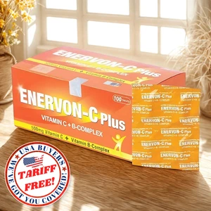ENERVON-C Vit C 500mg + Vit B-Complex (100's) Increase Energy Immunity - Picture 1 of 2