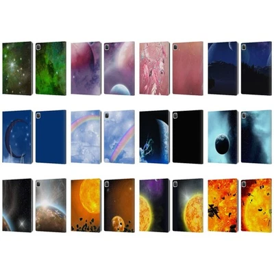 SIMONE GATTERWE CLOUD AND SPACE LEATHER BOOK WALLET CASE COVER FOR APPLE iPAD - Image 1 of 4