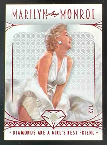 2024 Leaf Icons Diamonds Girl's Best Friend Red Marilyn Monroe /2 - Picture 1 of 2