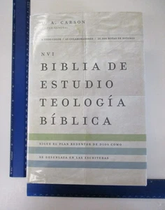 NVI, Biblia de Estudio Teologa Bblica, Interior a cuatro colores, Tapa dura: Sig - Bild 1 von 6