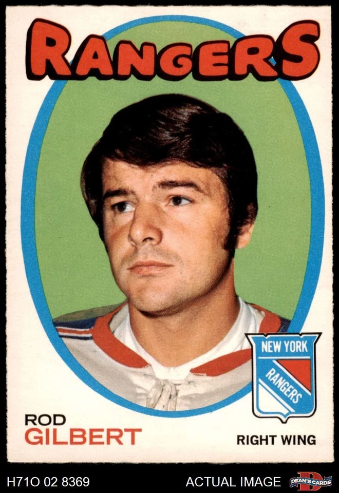 1971 O-Pee-Chee #123 Rod Gilbert Rangers-Hockey HOF 7 - NM - Image 1 of 1