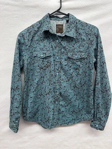 Camisa a Presión Roper Youth XL 14 Western Estampado Paisley Manga Larga - Imagen 1 de 8