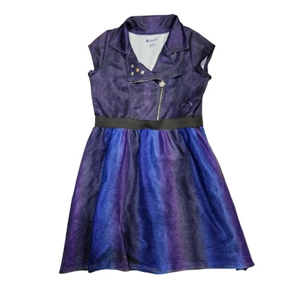 Disney Descendants Girls Purple Dress Cosplay Costume, Kids Size - Image 1 of 4
