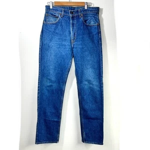 Jeans vintage Levis 505 lengüeta roja recta hechos en EE. UU. AÑOS 80 33 x 33 ETIQUETA 34 x 33 - Imagen 1 de 9