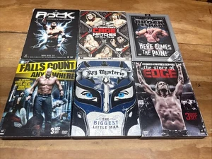 6 WWE 3-DiscSets DVD Bundle Cage Matches, The Rock, Here Come the Pain,, Edge - Imagen 1 de 9