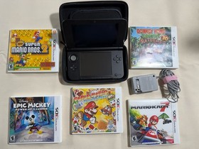 Nintendo 3DS XL Handheld System - Blue/Black With 5 Games - Pre Owned