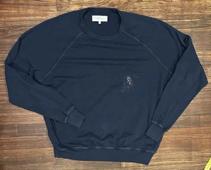 Suéter de cuello redondo de lana azul marino talla 0 The Great para mujer - Imagen 1 de 7