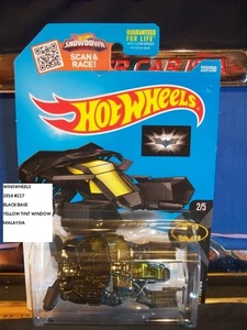2016 HOT WHEELS #227 -1 THE BAT BLK 💰😍💎AM 16 CARD - Bild 1 von 1
