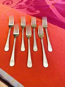 Zwilling J. A. Henckels Provence Frosted Glossy  7- Salad Forks 6 7/8" - Picture 1 of 14