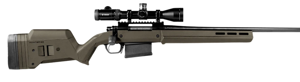 Magpul MAG483-ODG Hunter 700 Stock Ropa de cama fija de aluminio y peine ajustable OD Grn Foto 1 de 1