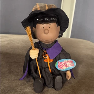 Vintage Peanuts Dancing Lucy Witch Halloween 1997 Gemmy NEU ohne Karton *LESEN - Bild 1 von 11