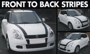 Suzuki Swift Decal Kit Bonnet Roof Rear Stripe Stickers SPORT SZ-R 1.3 1.4 1.5 1 - Picture 1 of 6