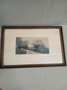 Wallace Nutting Era Hand Colored Photo by Fred Thompson "The Way Home" - Picture 1 of 13