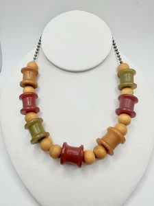 Bakelit rot Bernstein Butterscotch Krippe Baby Spielzeug Spule Perlen/Halskette Reparatur lesen - Bild 1 von 23