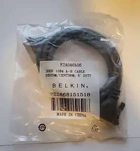 6 Ft Belkin F2A046-06 DB25 to Centronics 36 Pin Parallel Printer Scanner Cable - Picture 1 of 5